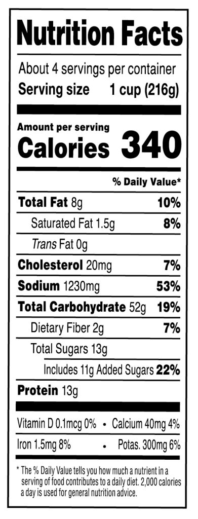 Beef Stir-Fry Noodles Nutrition