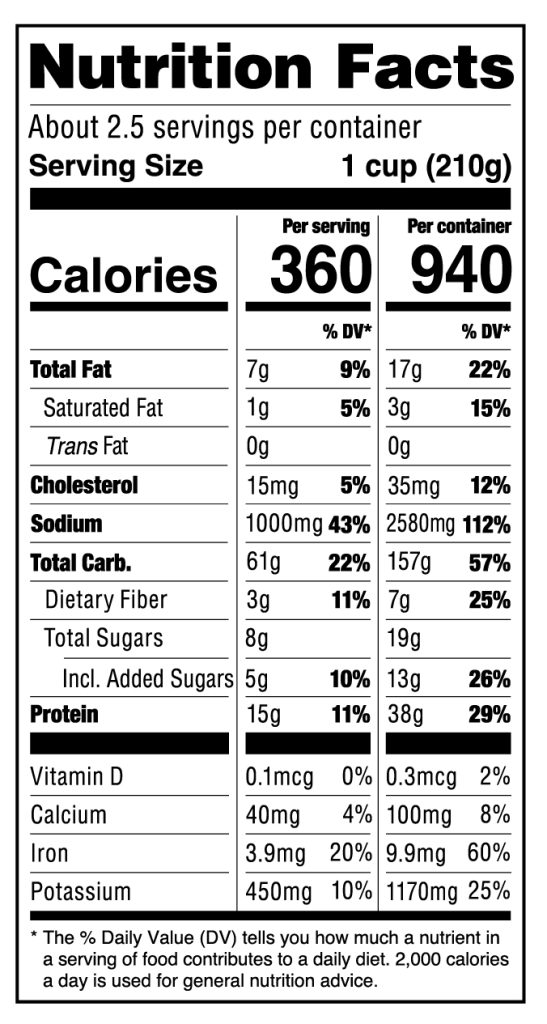 Stir Fry Noodles with Mongolian-Style Beef Nutrition Facts