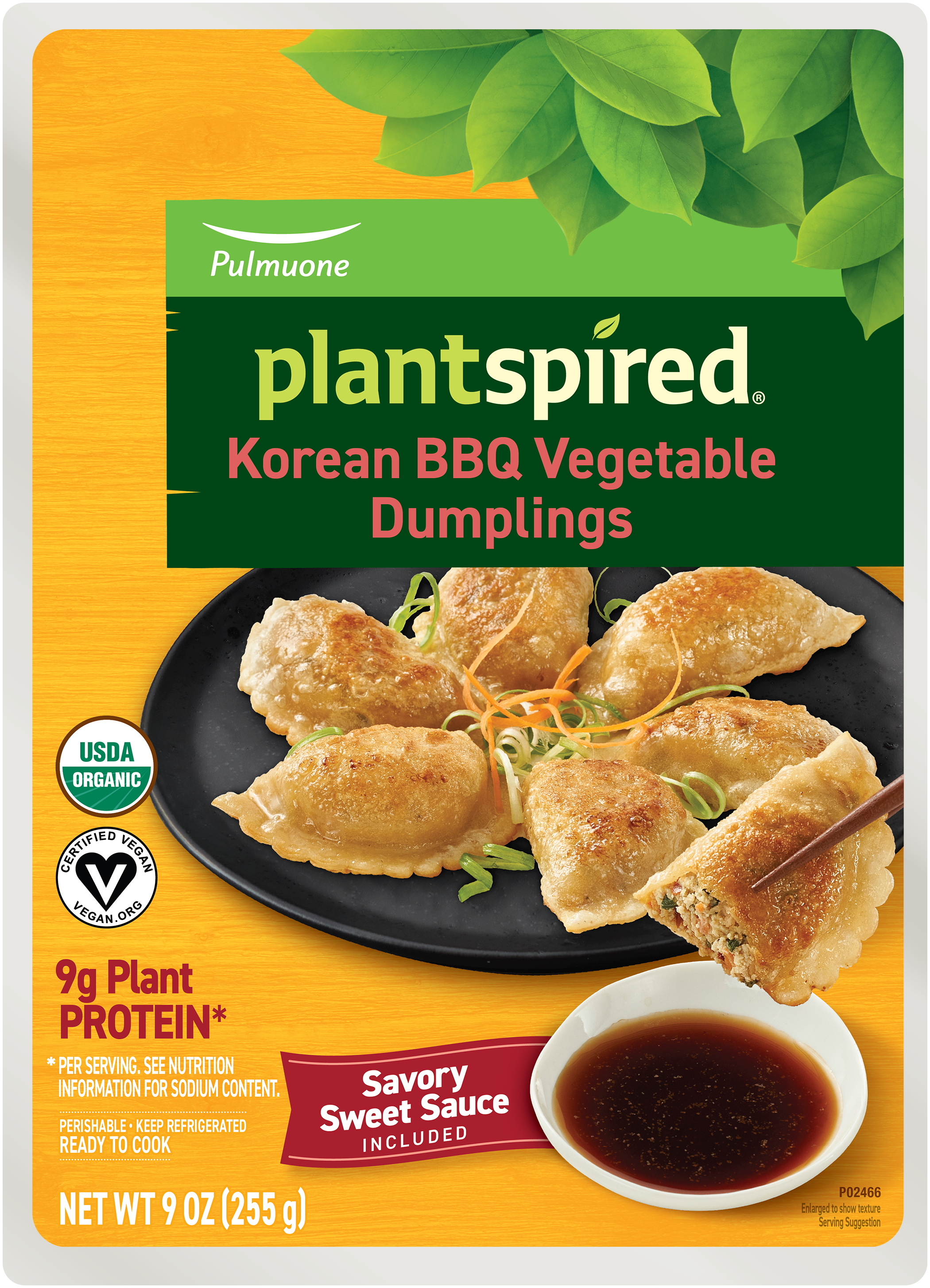 Plantspired Korean BBQ Vegetable Dumplings package