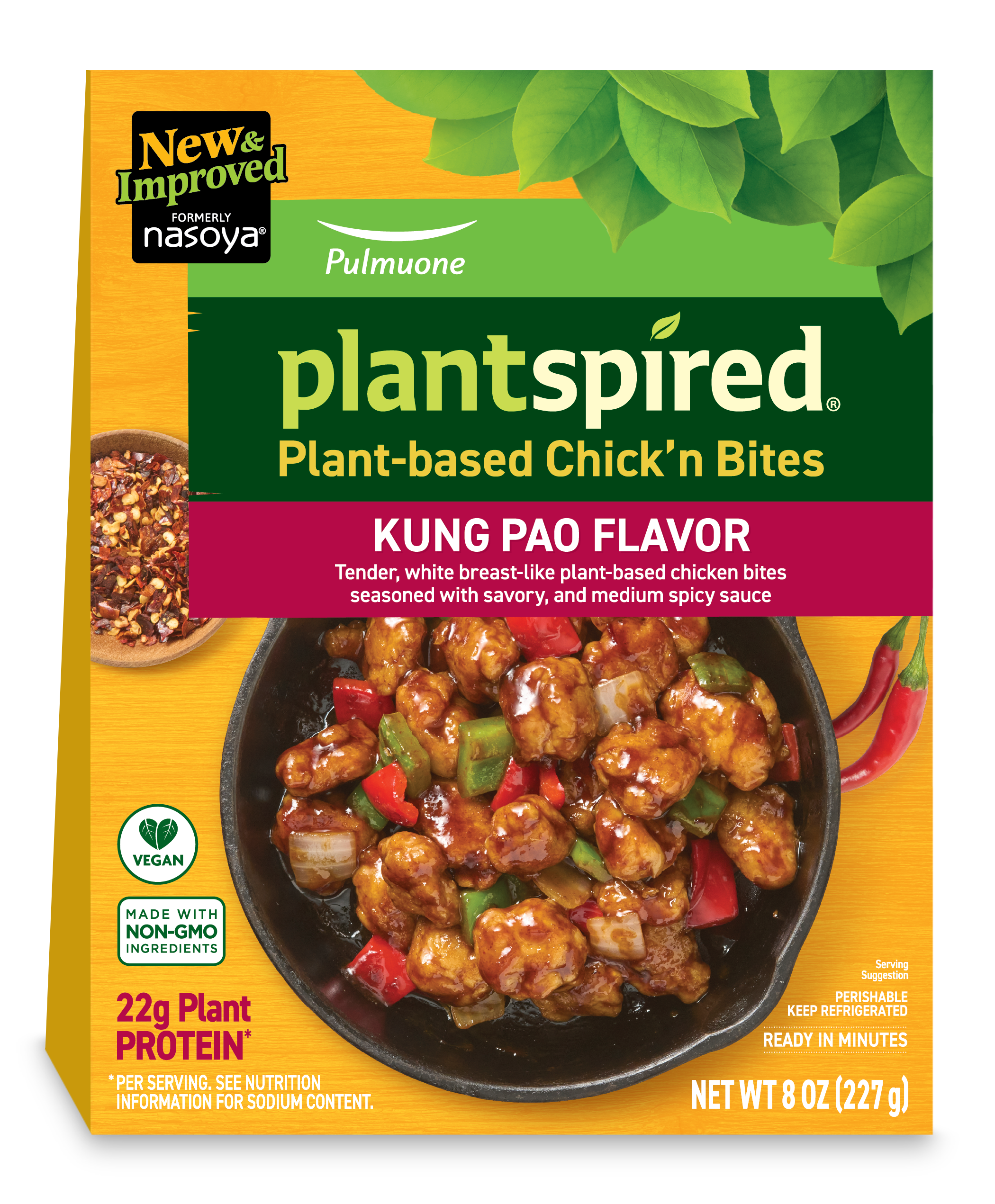 Plantspired Kung Pao Plant-Based Chick’n package