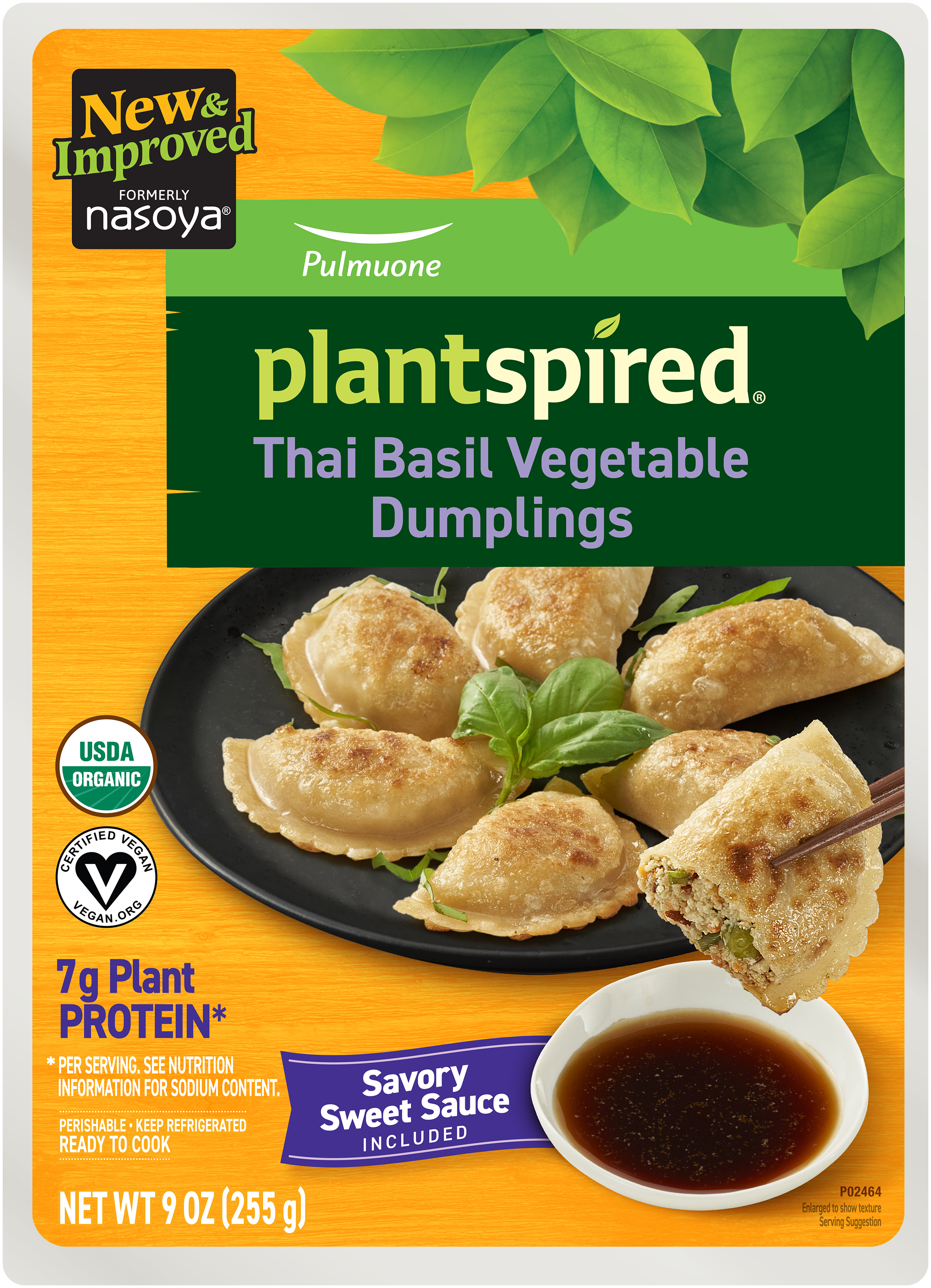 Plantspired Thai Basil Vegetable Dumplings package