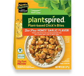 Plantspired Honey Garlic Plant-Based Chick’n package