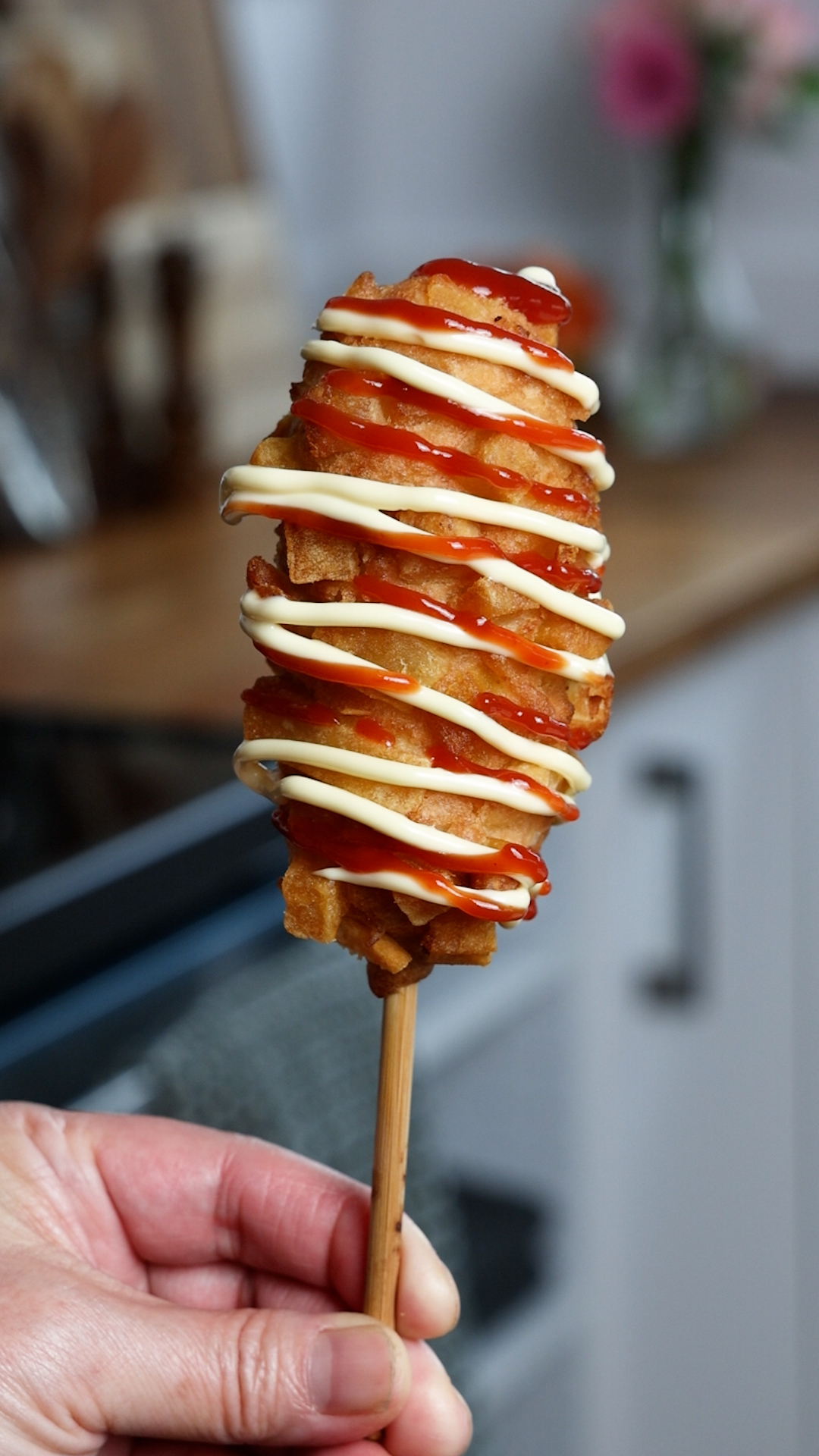 Potato Crusted Mozza on a Stick