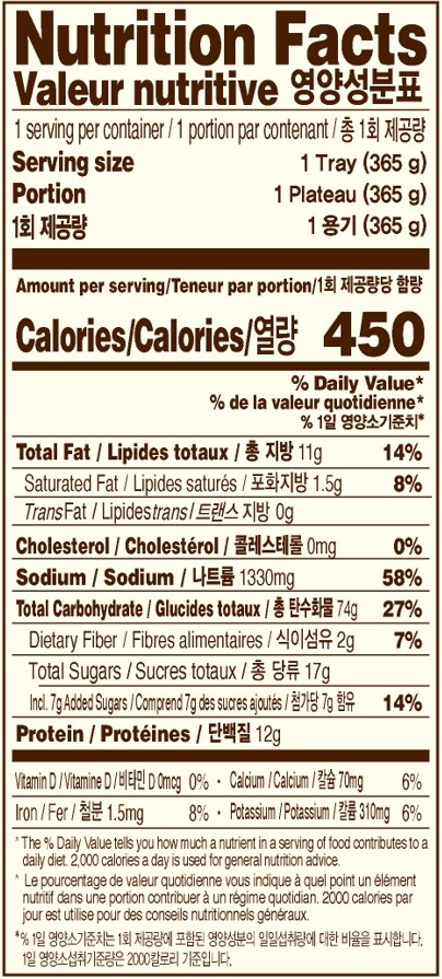 Jajangmyeon packaging image